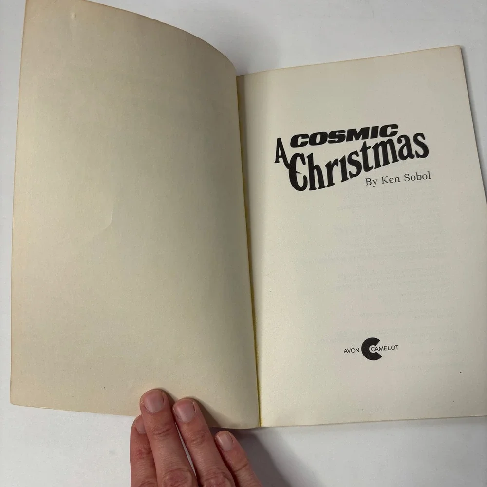 A COSMIC CHRISTMAS Ken Sobol 1979 1st Ed Camelot Printing Avon Books‎ COLOR *